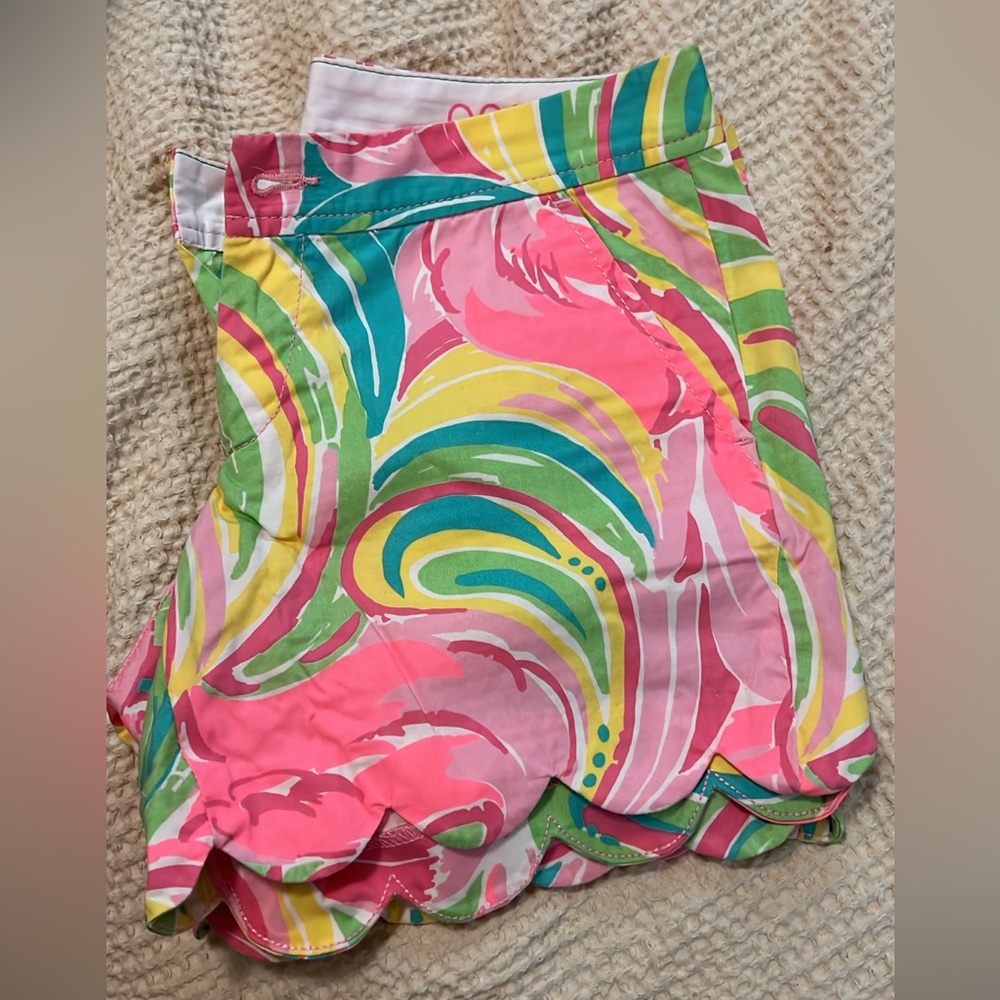 Lilly Pulitzer All Nighter Buttercup shorts